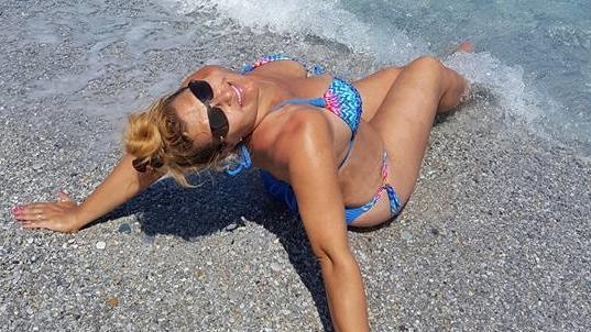 Katarzyna Skrzynecka w bikini na wakacjach
