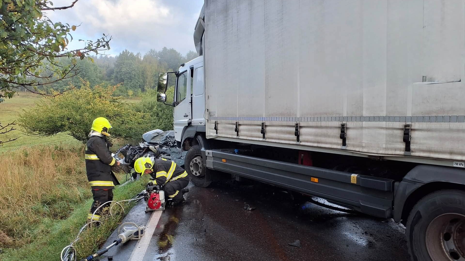 Tragická dopravná nehoda pri Jasenove.