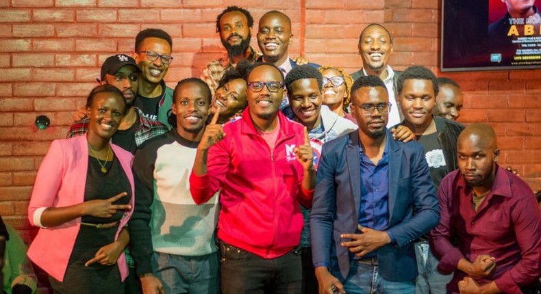 Stand Up Collective Comedians during the Roast of Abel Mutua