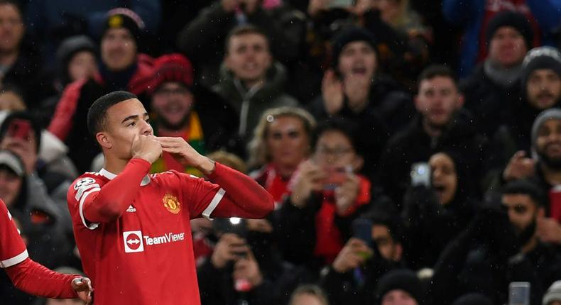 Mason Greenwood opened the scoring for Manchester United against Young Boys Creator: Paul ELLIS