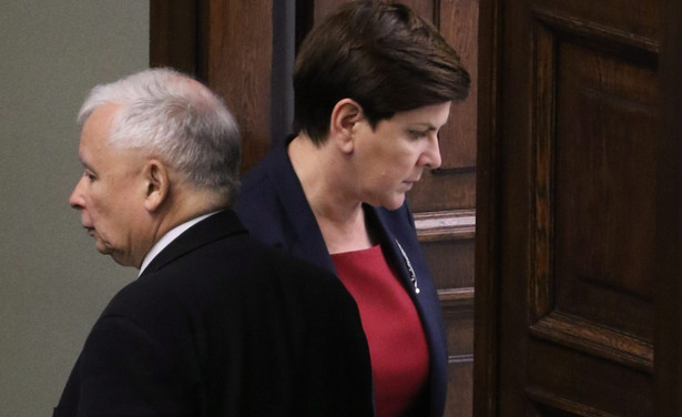 Beata Szydło i Jarosław Kaczyński