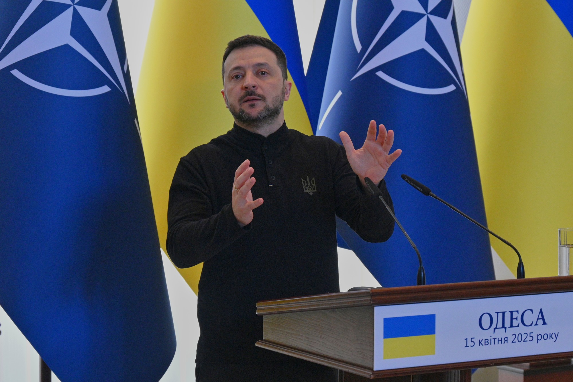 Ukrajinský prezident Volodymyr Zelenskyj.