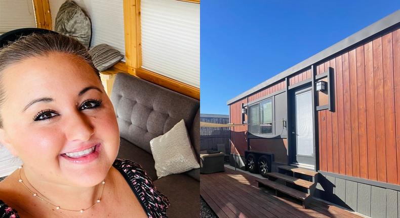 I stayed in a tiny home near Disneyland.Carly Caramanna