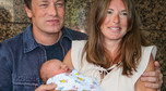 Jamie Oliver z nowo narodzonym synem