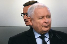 Prezes PiS Jarosław Kaczyński i premier Mateusz Morawiecki