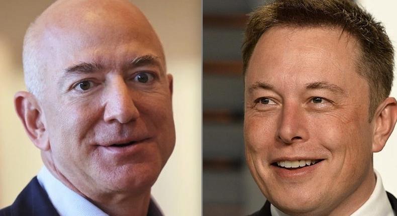 Jeff Bezos and Elon Musk have been rivals for years.Pascal Le Segretain/Getty Images and Michael M. Santiago/Getty Images