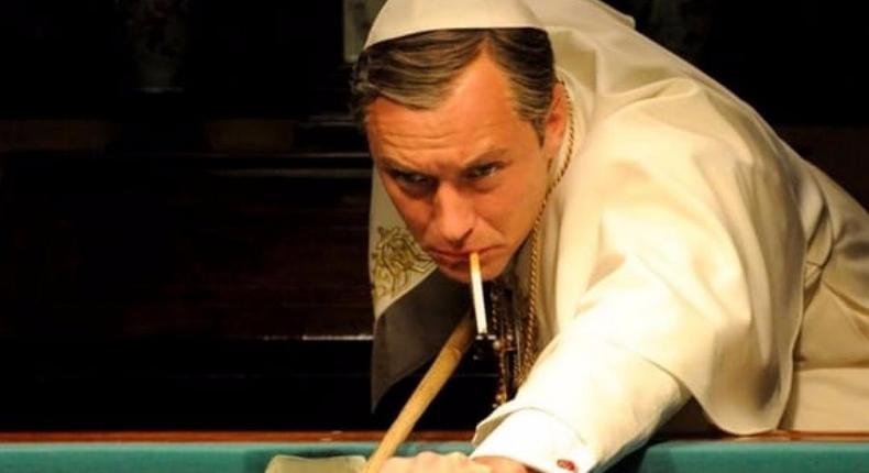 Jude Law stars on HBO's The Young Pope.