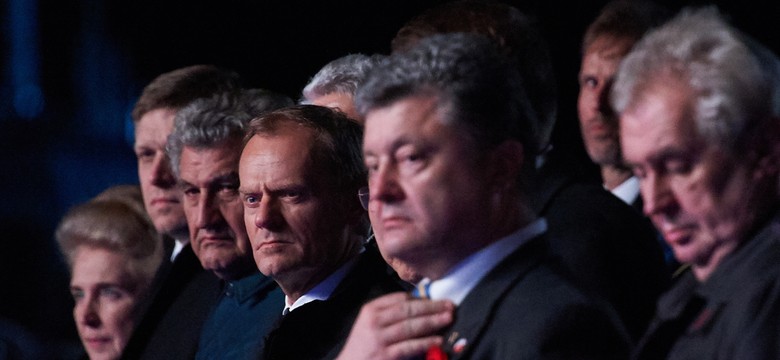 Cichy skandal na Westerplatte? "Poroszenko w barwach zbrodniczej UPA"