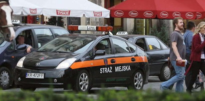 Strażnicy w Krakowie nie znoszą kierowców