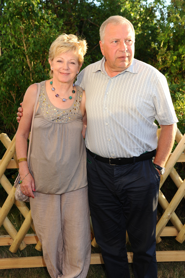 Jerzy Stuhr i jego żona Barbara