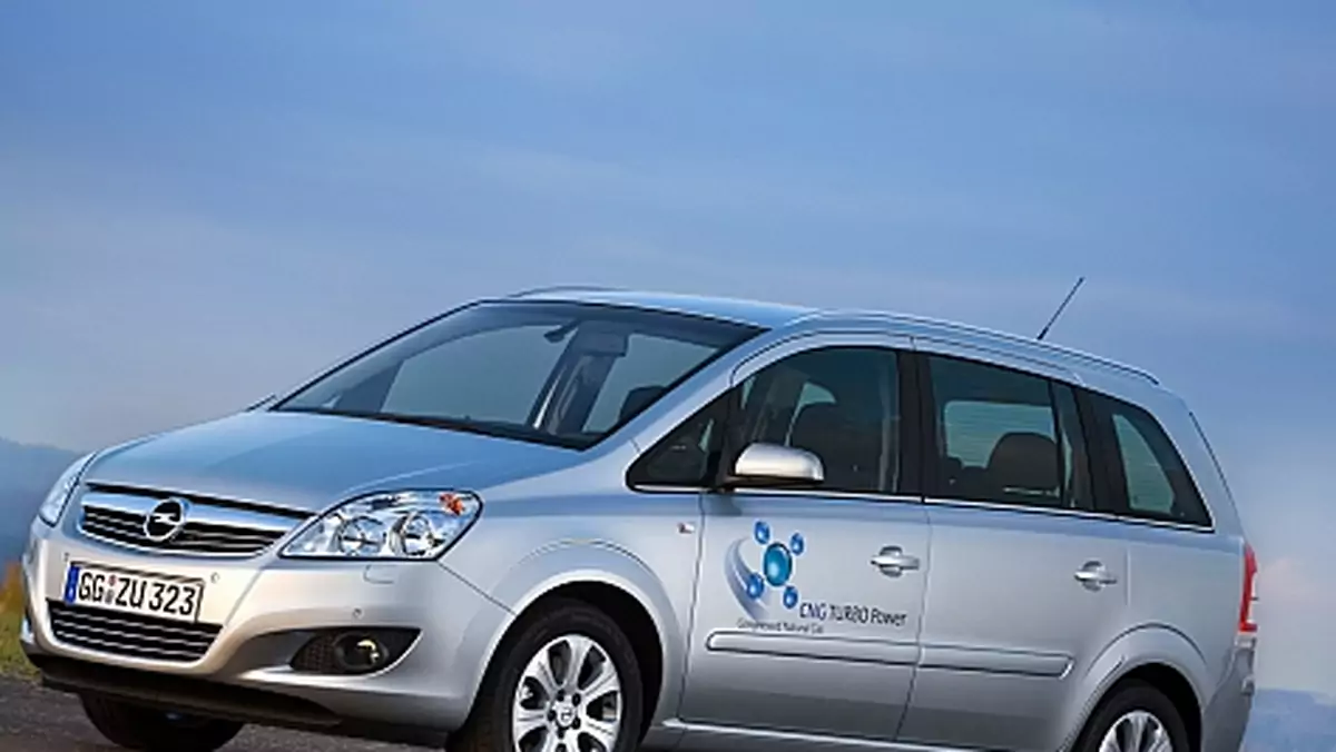Opel Zafira ecoM - Seryjne na podwójnym gazie