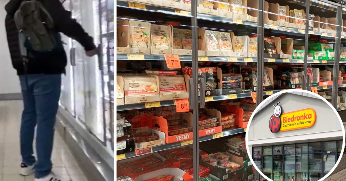 Zajrzał do lodówek w Biedronce i oniemiał. Po jego wpisie szynka zniknęła z półek