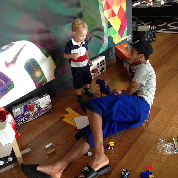 Neymar z synem