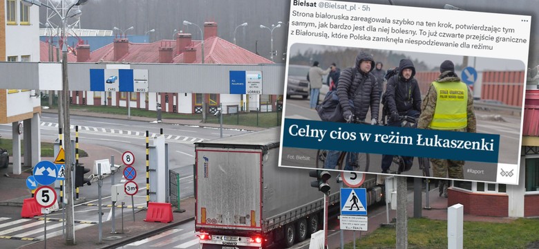 Napięcie na granicy po zamknięciu przejścia. "Skuteczne i dotkliwe narzędzie nacisku"