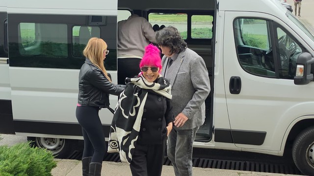 Zorica Brunclik stigla na snimanje "Pinkovih zvezda"