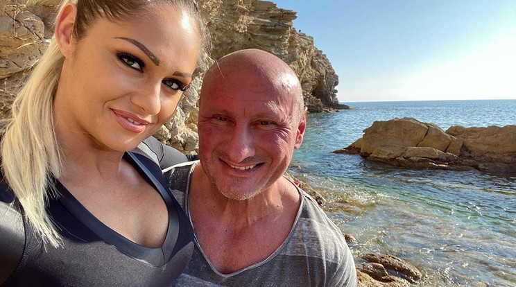 Czibók László és barátnője Kövér Georgina / Fotó: Instagram