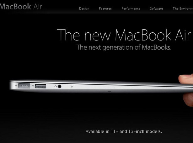 Oto nowy, cieniutki MacBook