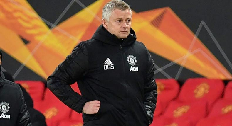 Ole Gunnar Solskjaer's Manchester United side are in a spell of four games in eight days Creator: Paul ELLIS