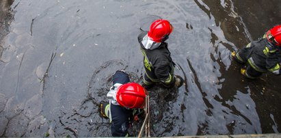 Strażacy walczyli ze skutkami burz