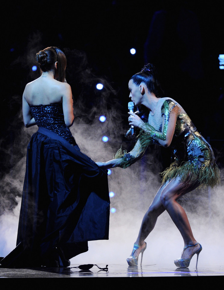 Eva Longoria i Katy Perry na MTV Europe Music Awards 2010