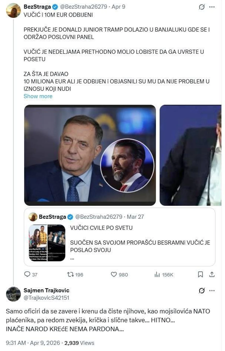 Pretnje