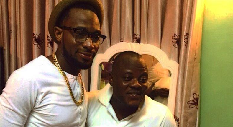 D'banj at Danku's birthday shortly after his split from Oritsefemi 