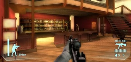 Screen z gry "Rainbow Six: Vegas" (wersja PSP)