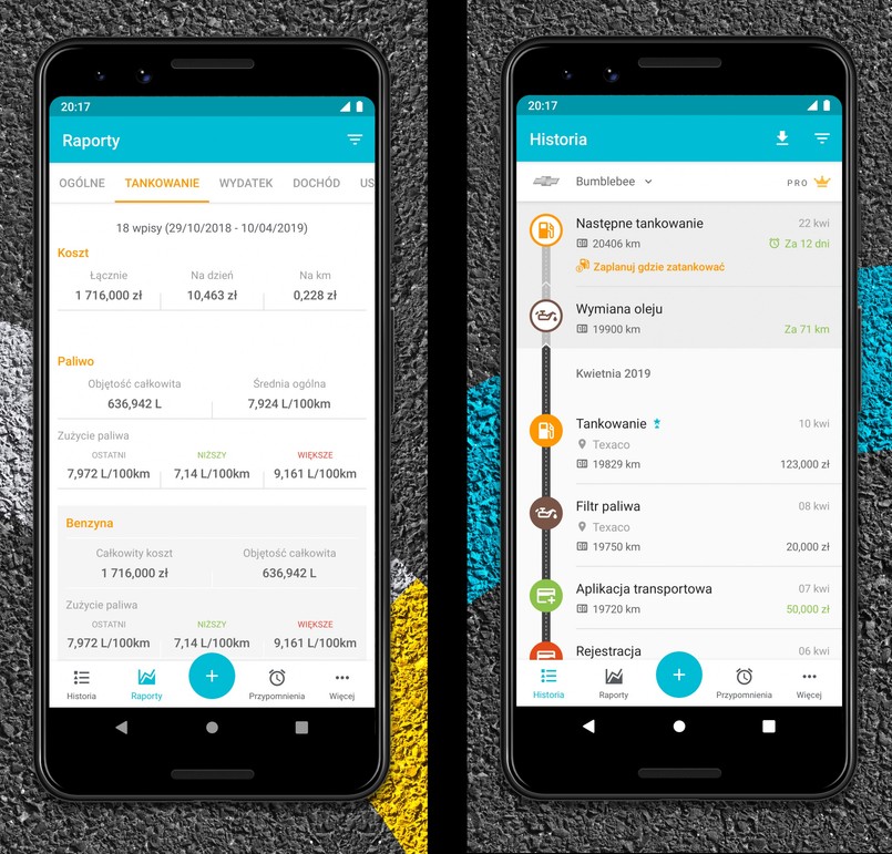 Drivvo aplikacje dla kierowców