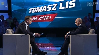 screen Tomasz Lis na żywo