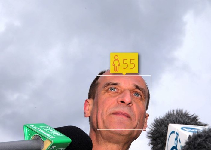 Paweł Kukiz i jego wiek według How-Old.net