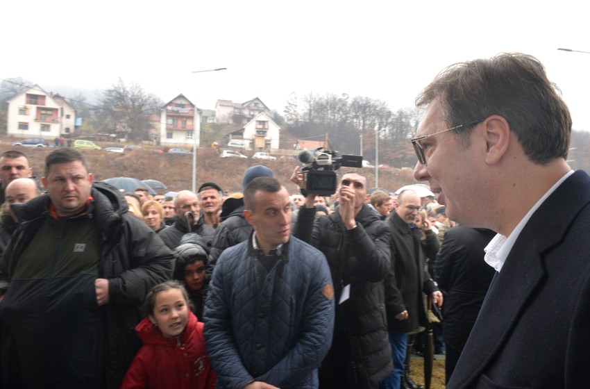Vučić sa građanima Raške