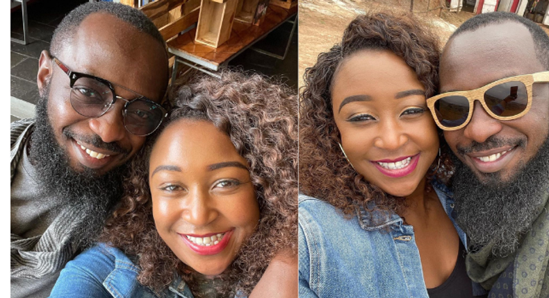 Betty Kyallo with Nick Ndeda. 