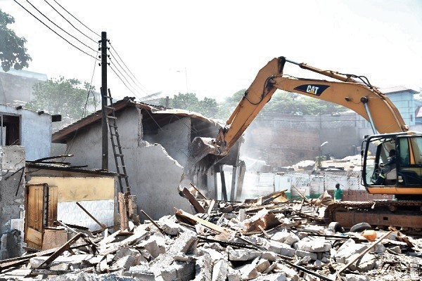 Jamestown demolished