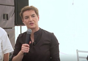 Ana Brnabić u Leštanima