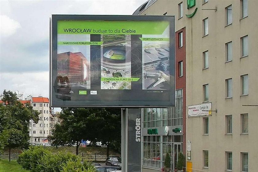 Wrocław, billboardy, budowa, inwestycje, promocja