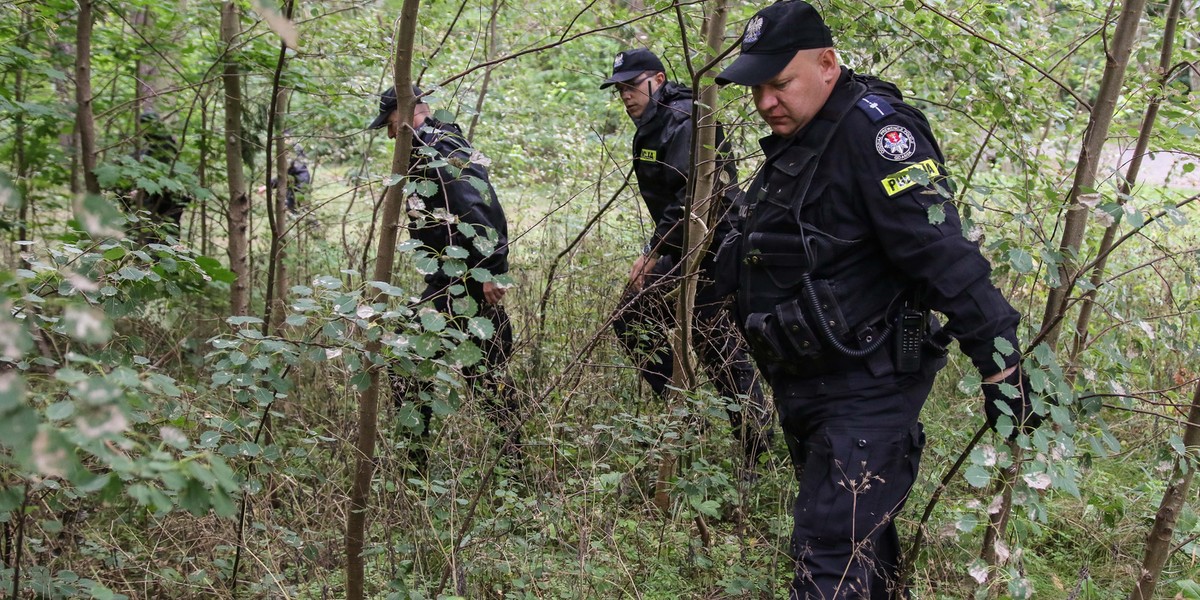 Policjanci przeczesali Park Reagana