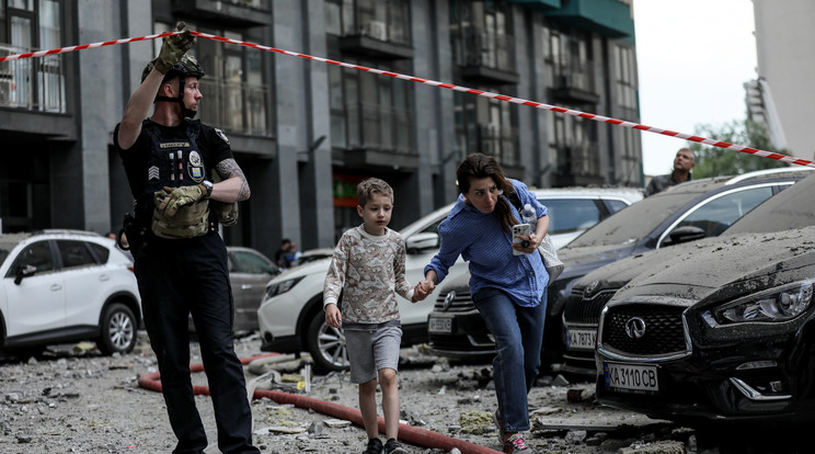 Az ukrán fővárost a vilniusi NATO-csúcs ideje alatt is megtámadták / Fotó: EPA/OLEG PETRASYUK