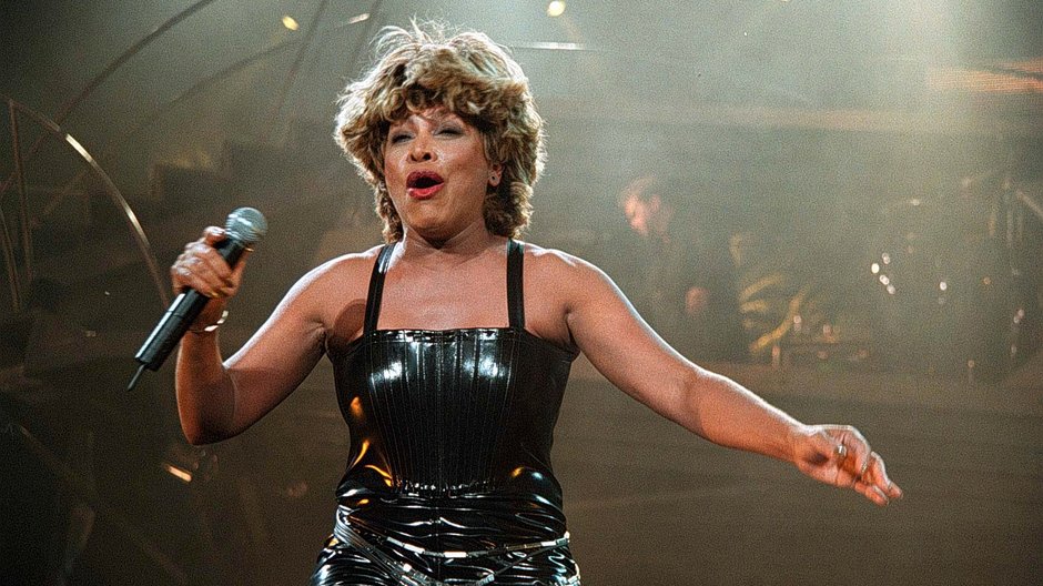 Tina Turner podczas koncertu w Sopocie