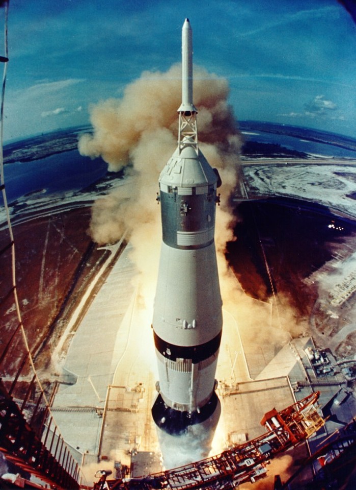 Start rakiety Apollo 11, lipiec 1969 rok