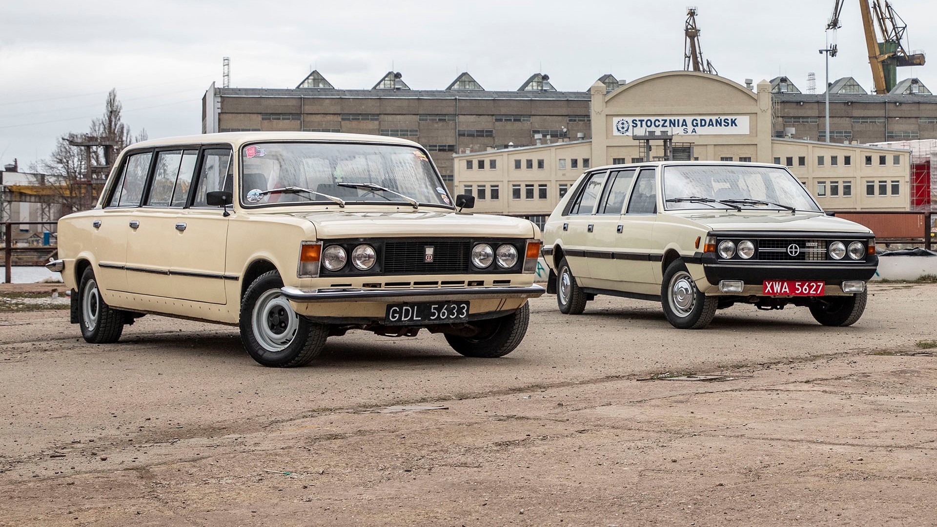 Polski Fiat 125p i FSO Polonez w wersji Long - przedłużane auta z FSO