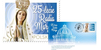 Poczta Polska sprzedaje znaczek na 25-lecie Radia Maryja