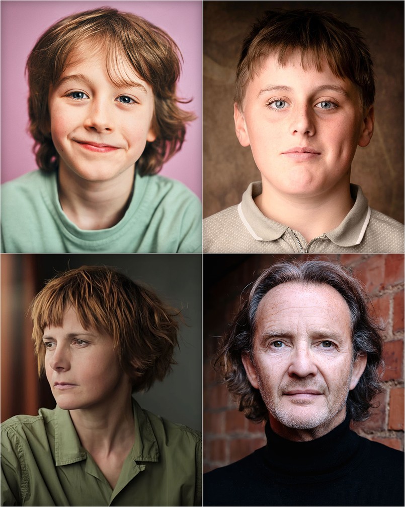 Rory Wilmot jako Neville Longbottom, Amos Kitson jako Dudley Dursley, Louise Brealey jako Madam Rolanda Hooch oraz Anton Lesser jako Garrick Ollivander w serialu "Harry Potter"