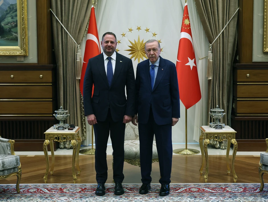 Andrij Jermak i Redžep Tajip Erdogan