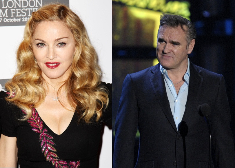 Madonna i Morrissey (fot. Getty Images)