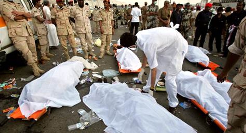 At least 717 people taking part in the Hajj pilgrimage have been killed in a stampede near the Islamic holy city of Mecca