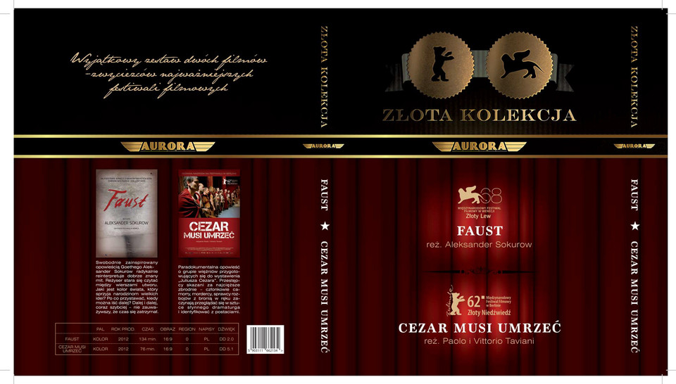"Złota kolekcja" - okładka DVD