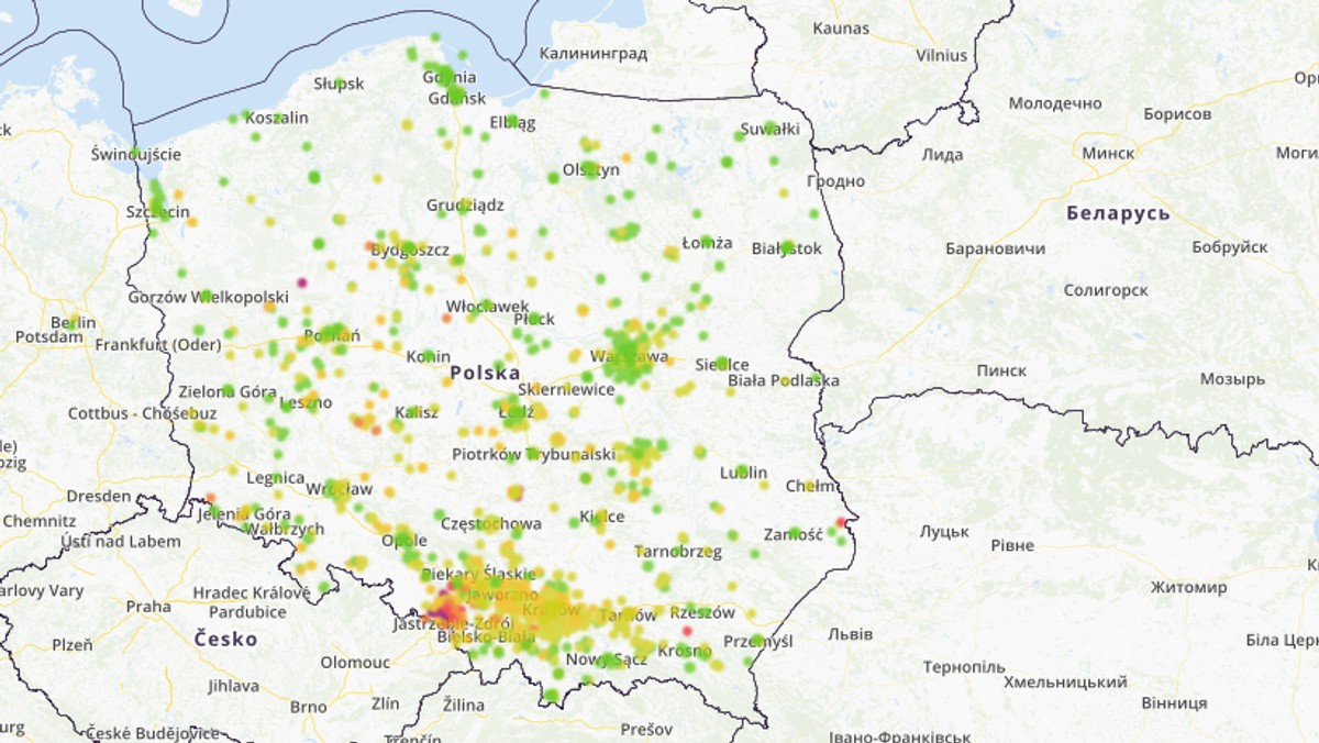 Smog w Polsce - 5 grudnia. Stan, jakość i zanieczyszczenie powietrza