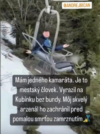 Slovenskí moderátori Martin Nikodým a Andrej Bičan si vyrazili na hory. 