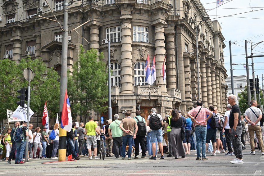 Protest univerziteti Kneza Miloša