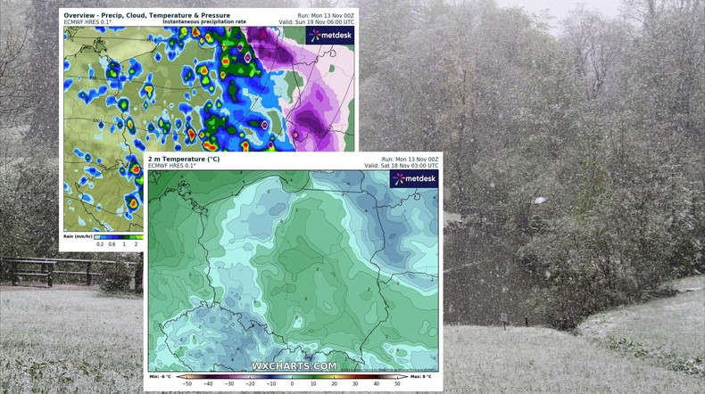 Nie ma co liczyć na dużą ilość słońca (mapy: wxcharts.com)